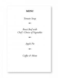 Installation menu