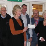 Members from these Masonic Lodges, Chris Gold, Mike Smail, Mark Taylor, Ron Barnett,Tony Lowe and Paul Pueschel met Moira Logie and Daphne Robertson, heads of Fundraising for The Katharine House Hospice.